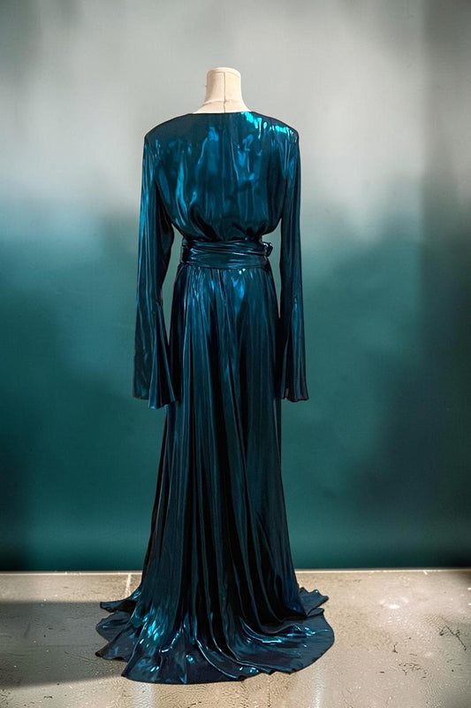 Iridescent Sapphire Gown