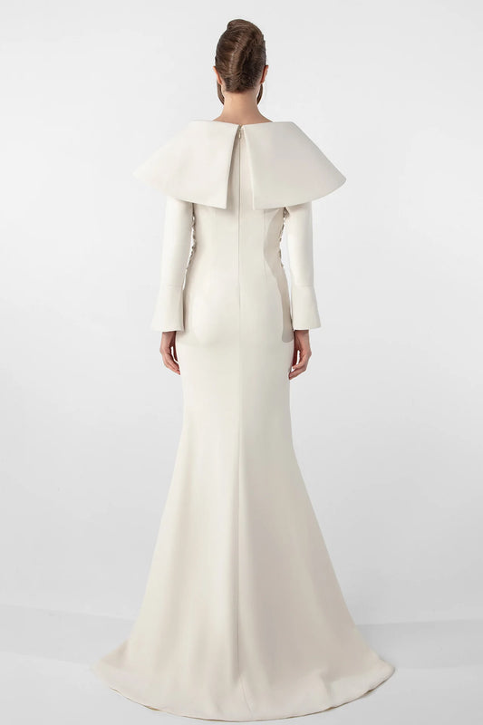 Mermaid Crepe Gown