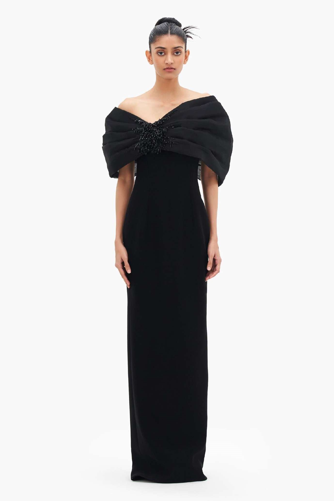 Rosette Column Gown