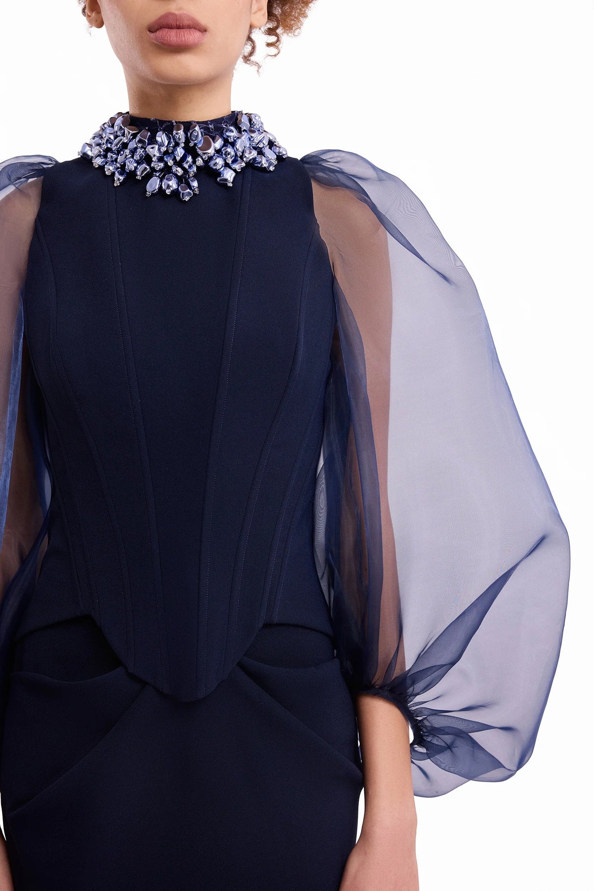 Beaded High-Neck Set