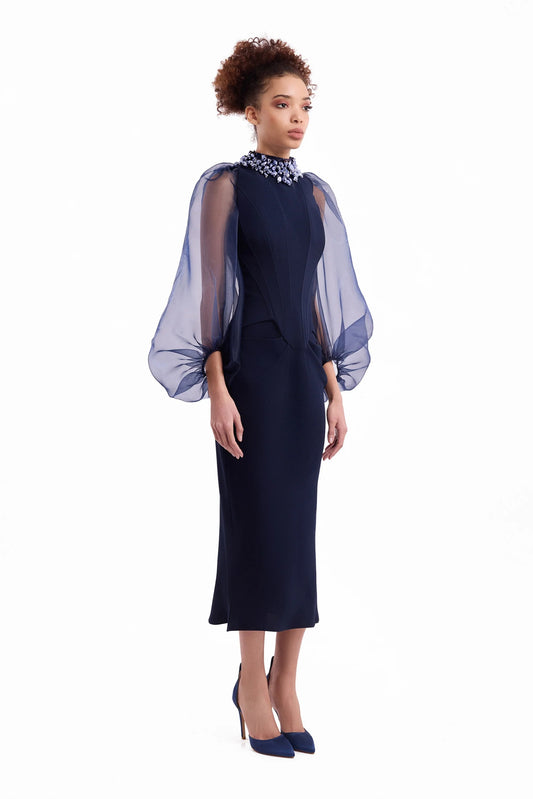 Beaded High-Neck Set