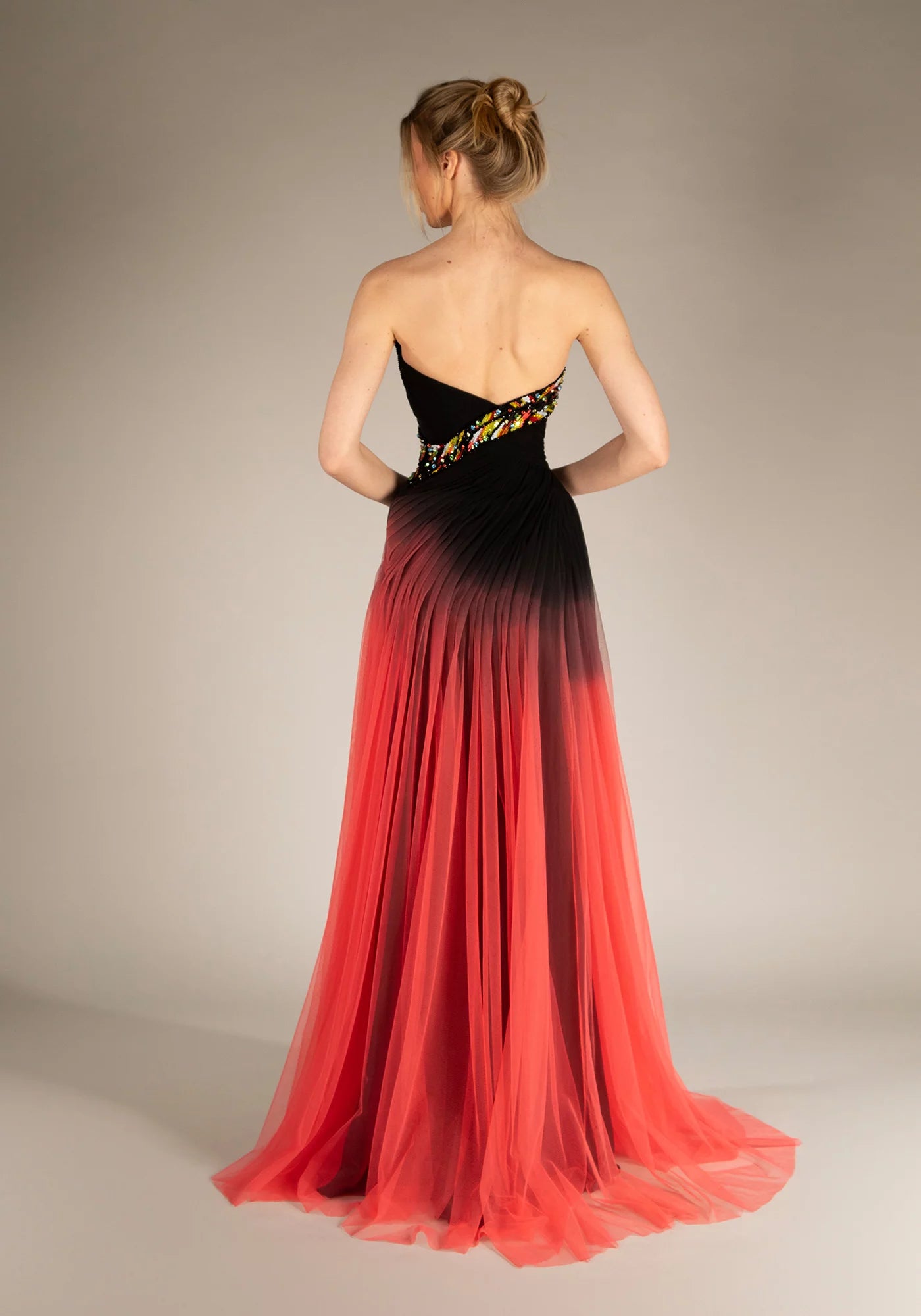 Strapless Criss-Cross Dress