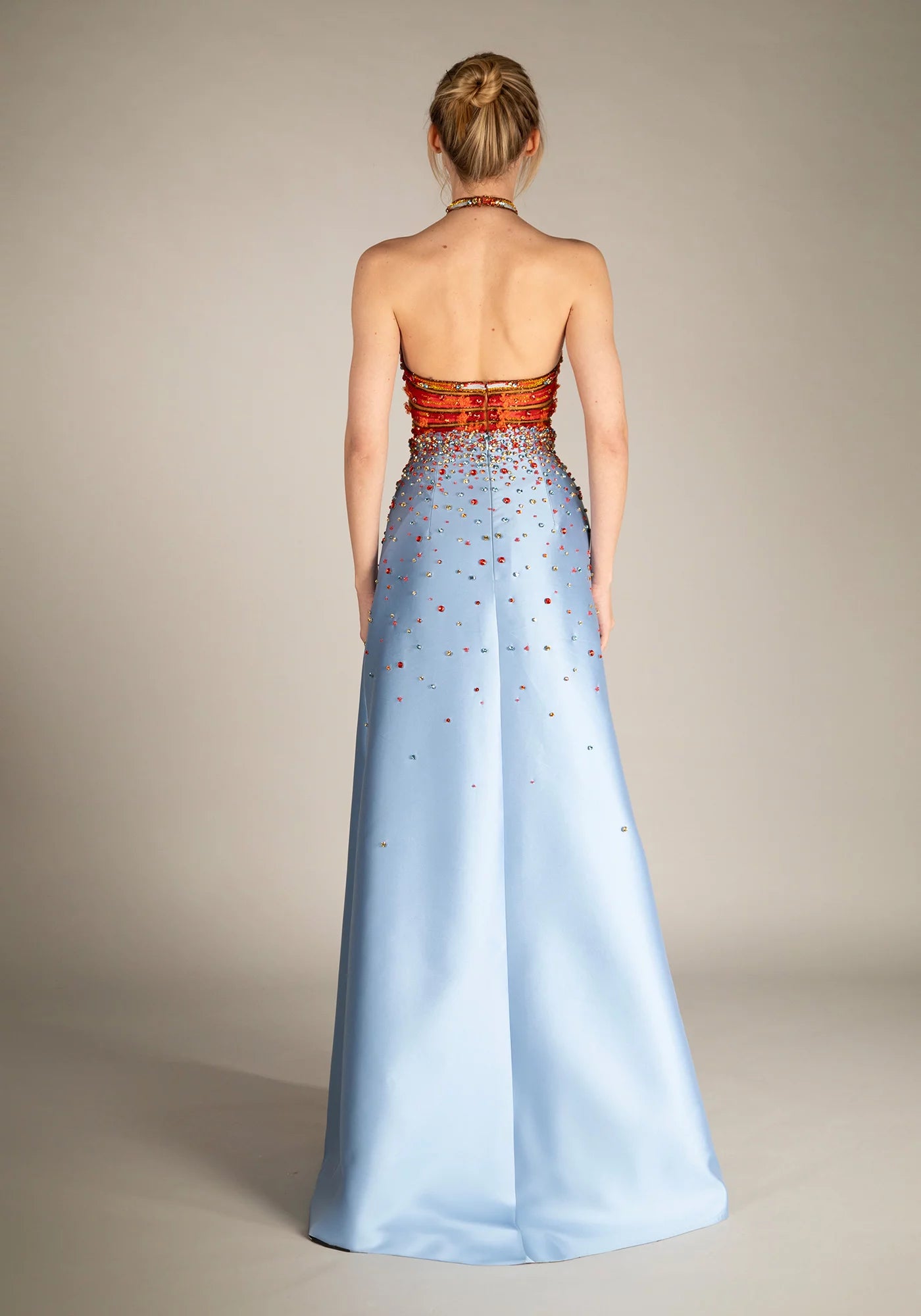 Sleeveless Halter Dress