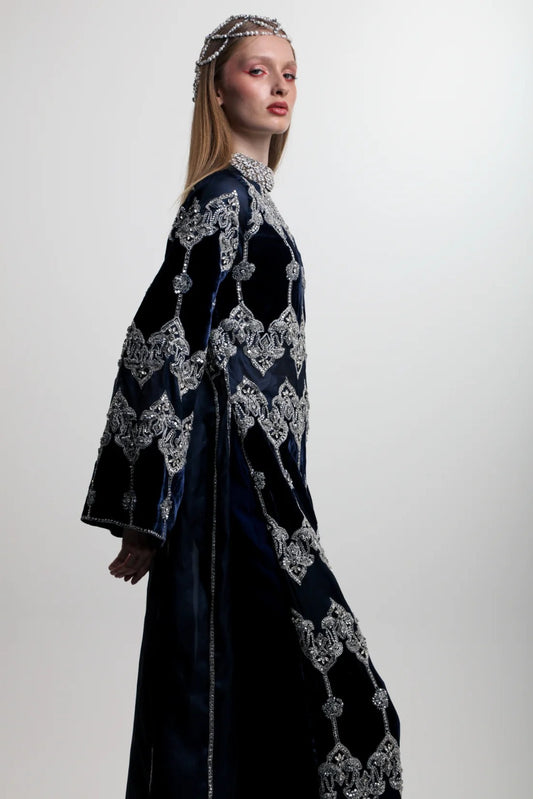 Beaded Abaya Gown