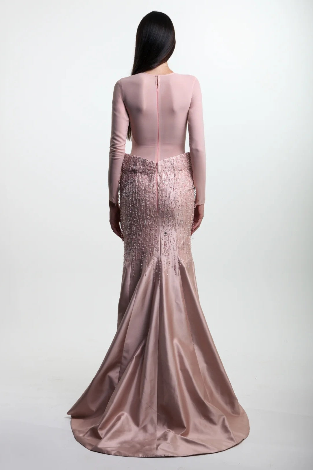Long Sleeve Mermaid Gown