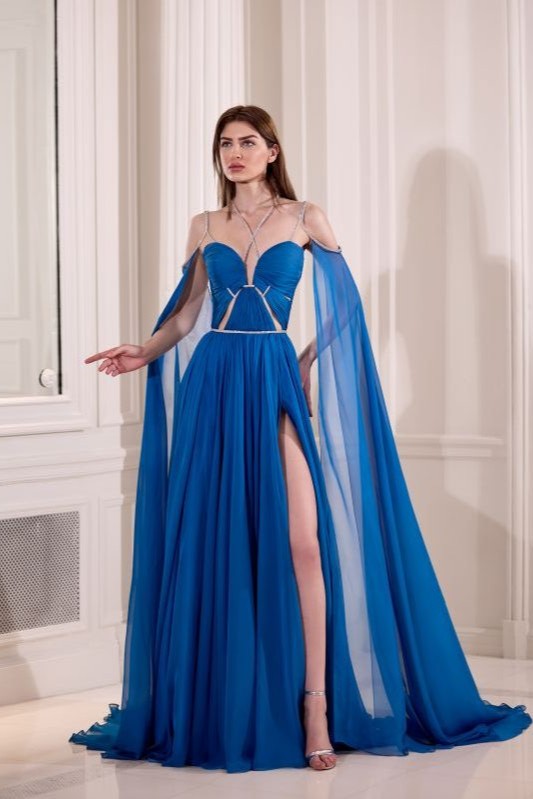 Cold Shoulder Gown