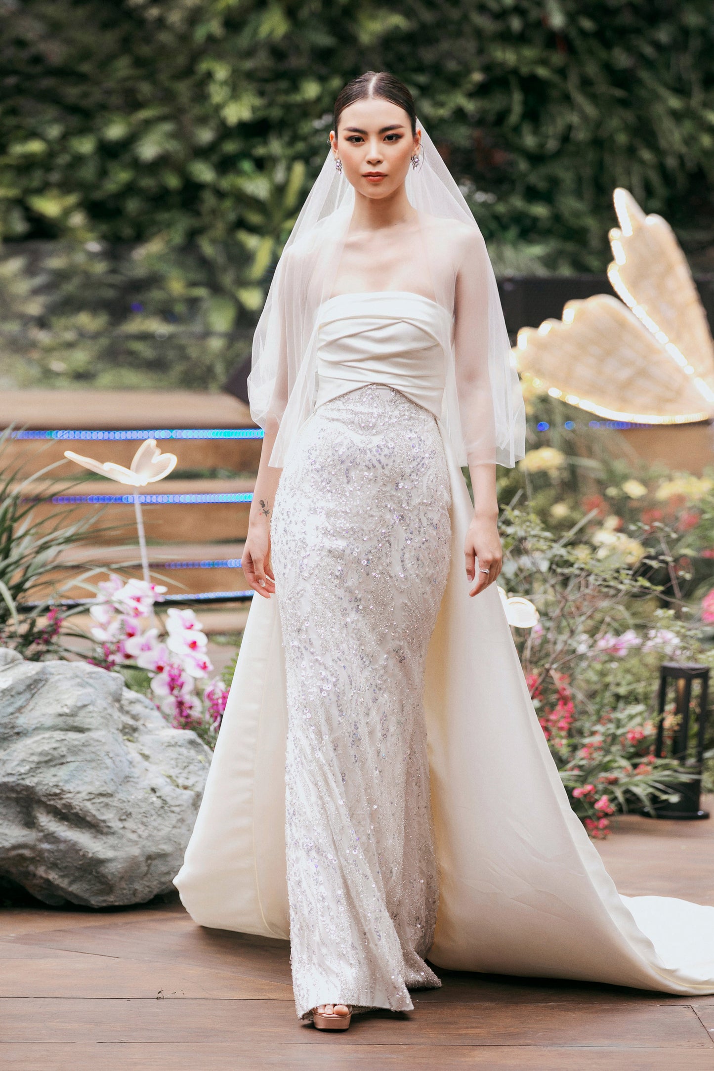 Shining Mermaid Wedding Dress