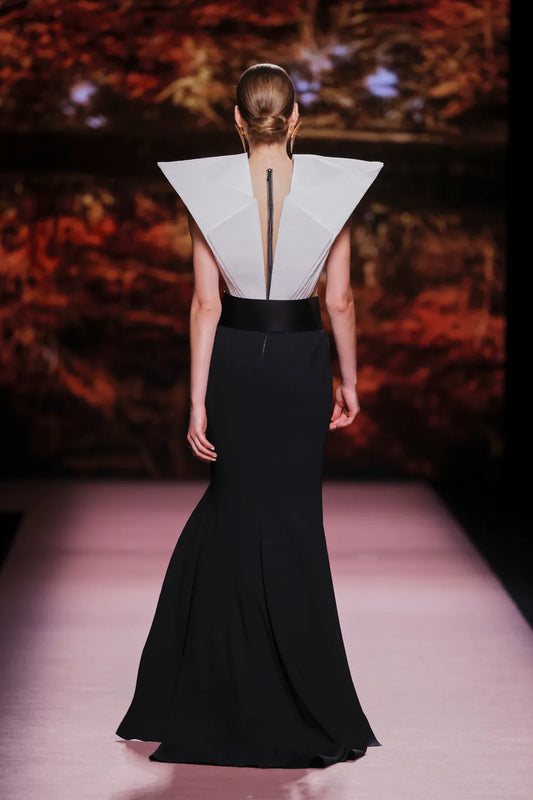 Sleeveless Idoyaga Hi-Lo Gown