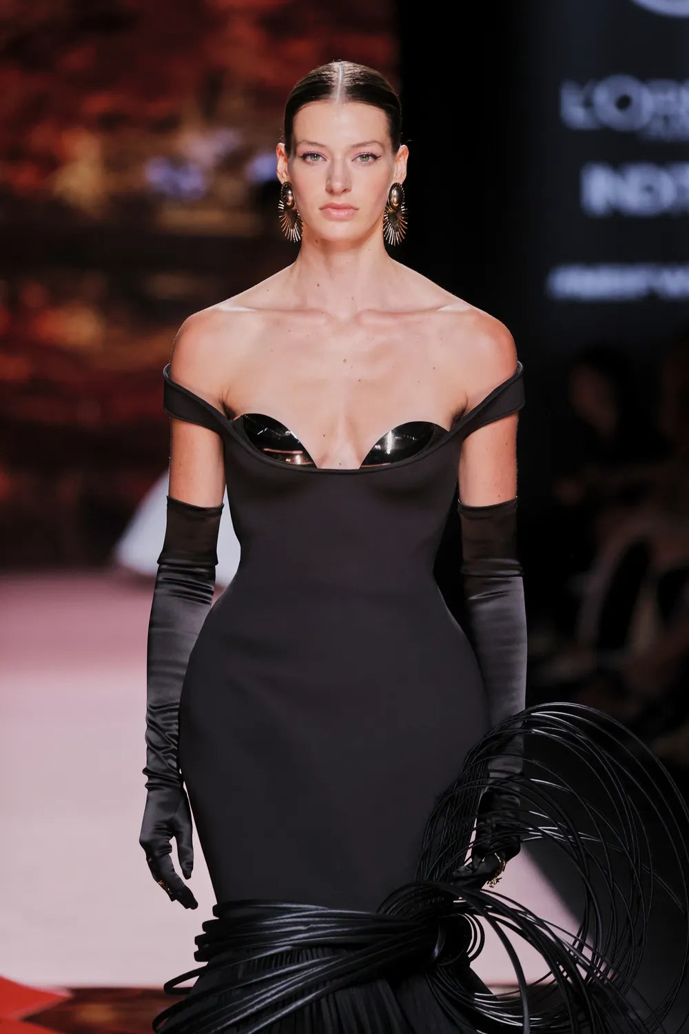 Off-Shoulder Imbachi Gown