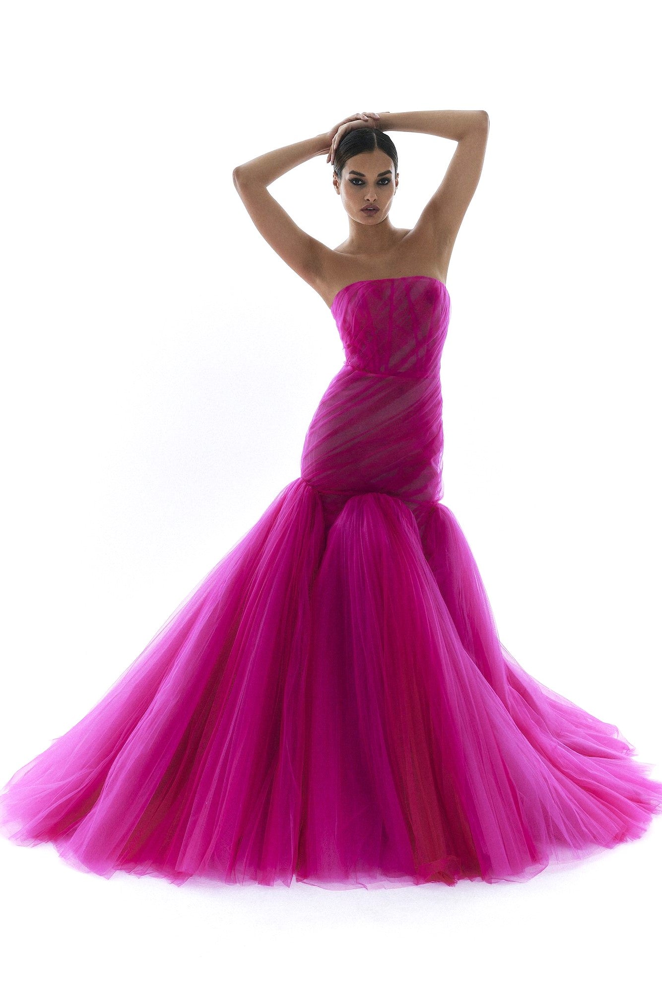 Strapless Mermaid Gown