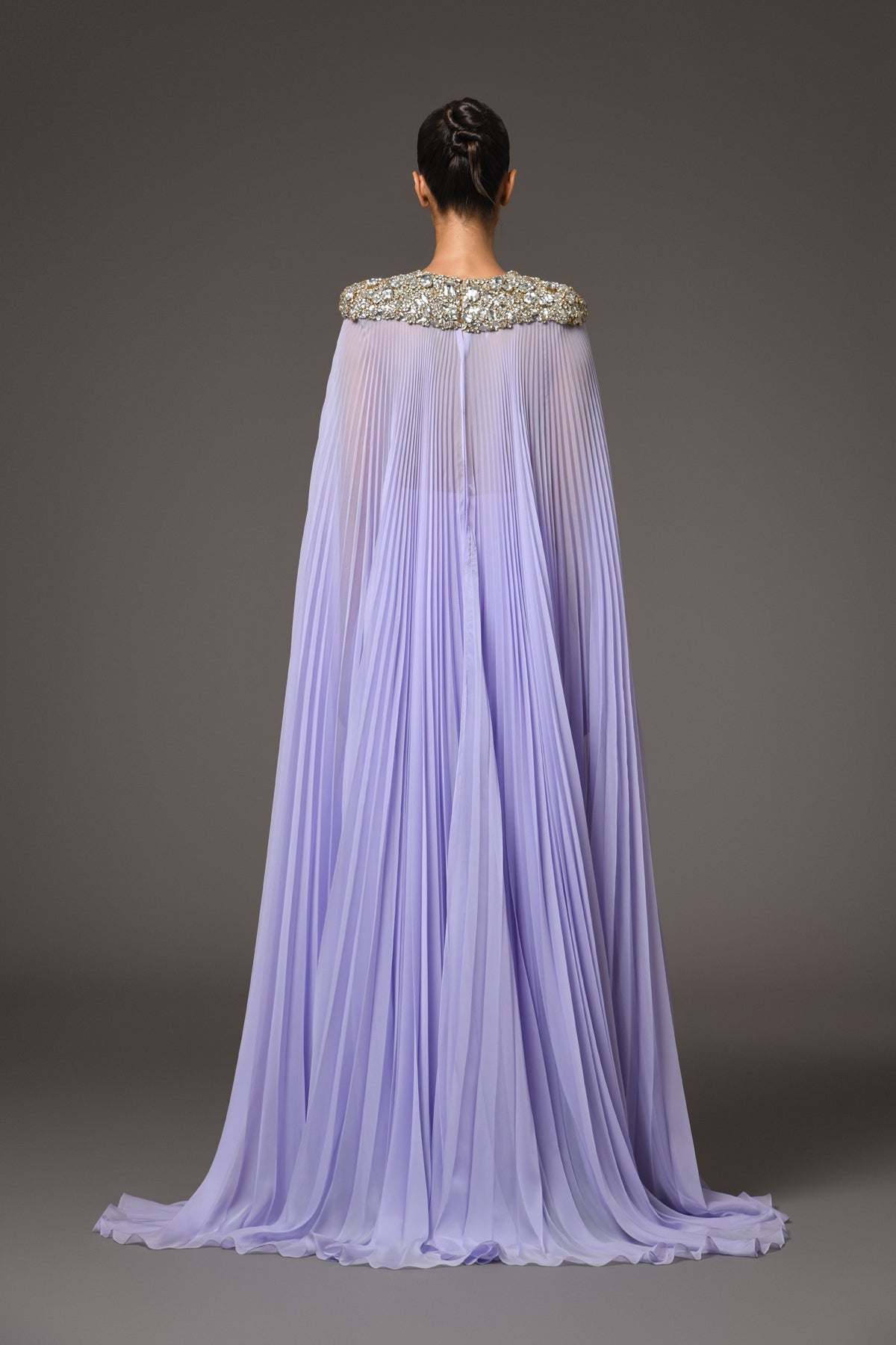 Lilac Plissé Dress
