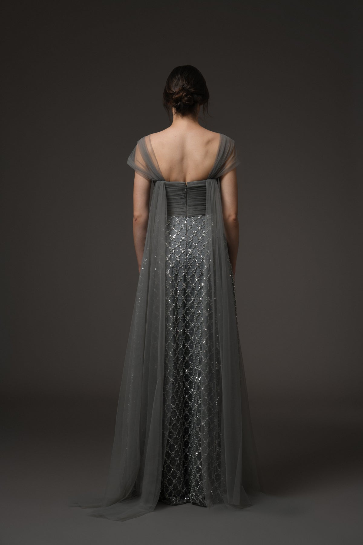 Tulle Embroidered Dress