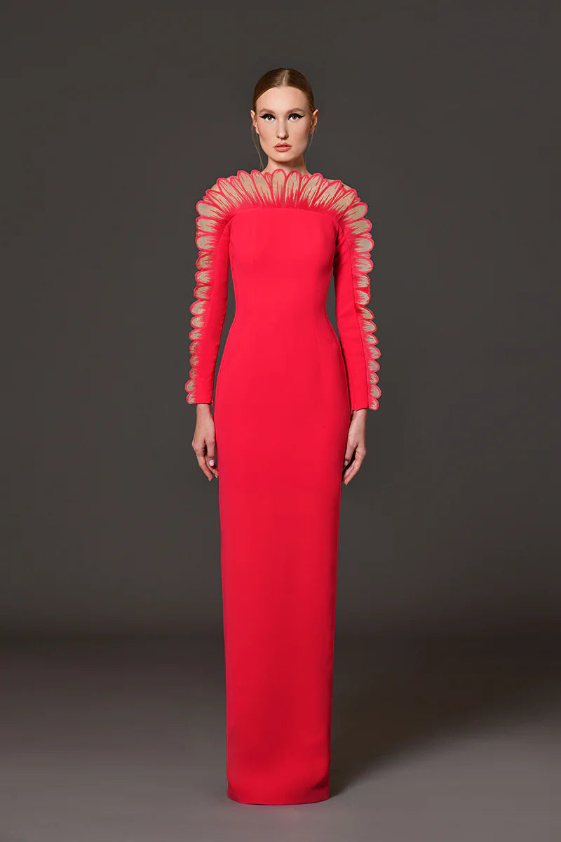 Long Sleeve Petal Dress