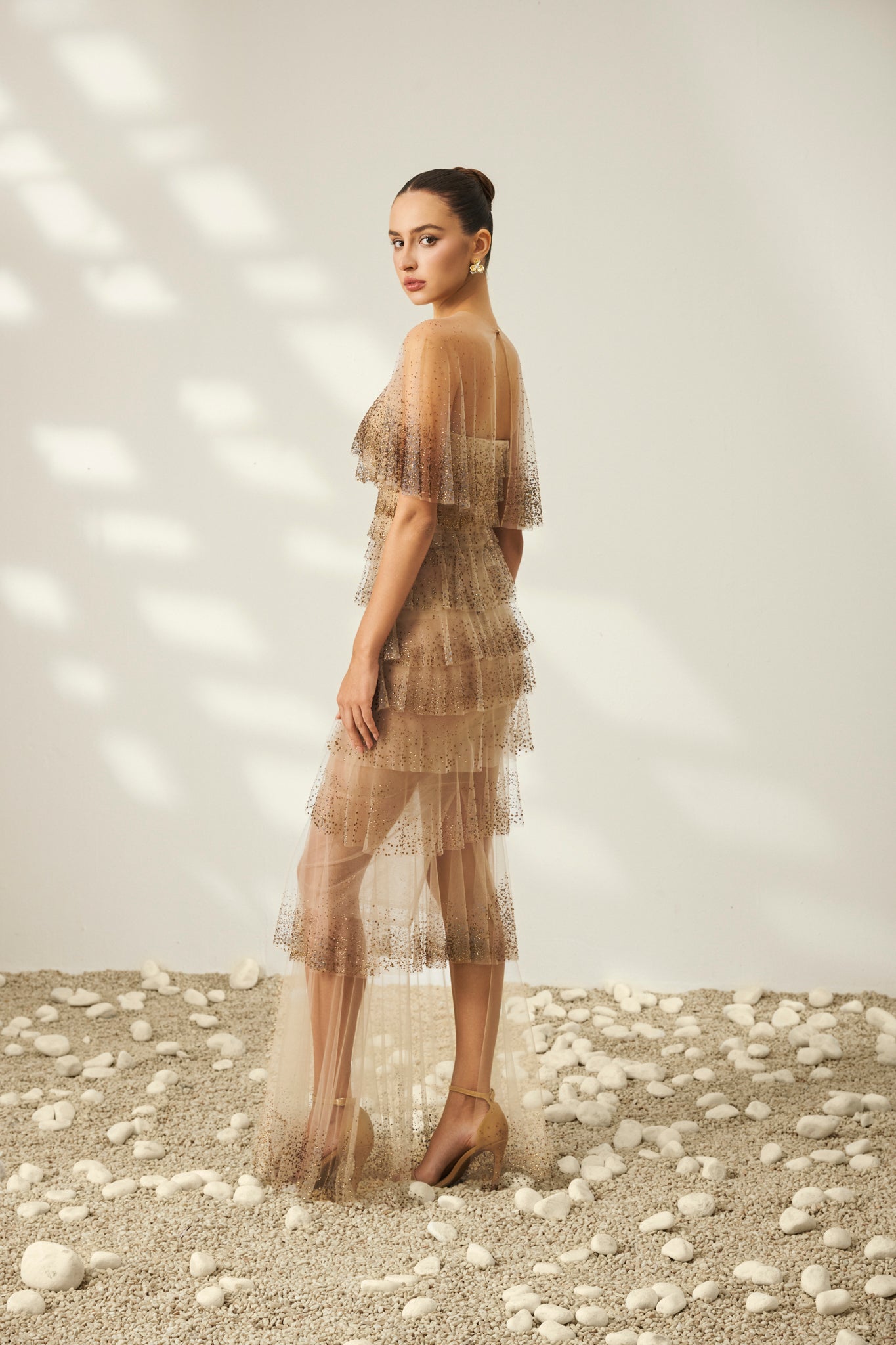 Amelia Layered Tulle Gown