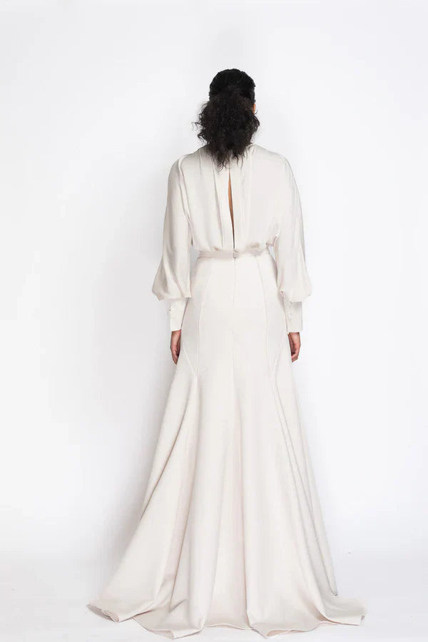 Ivory Cady Evening Skirt