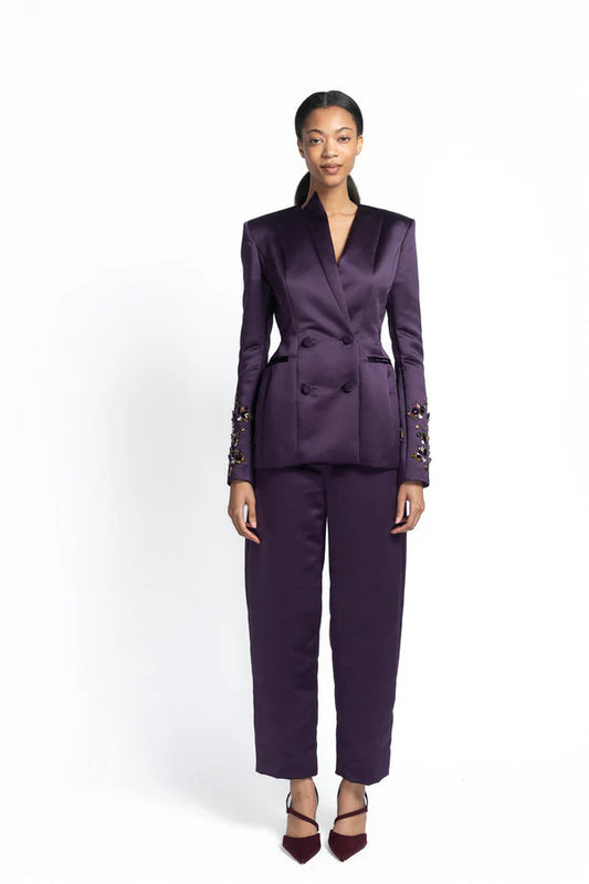 Amethyst Double-Breasted Jacket