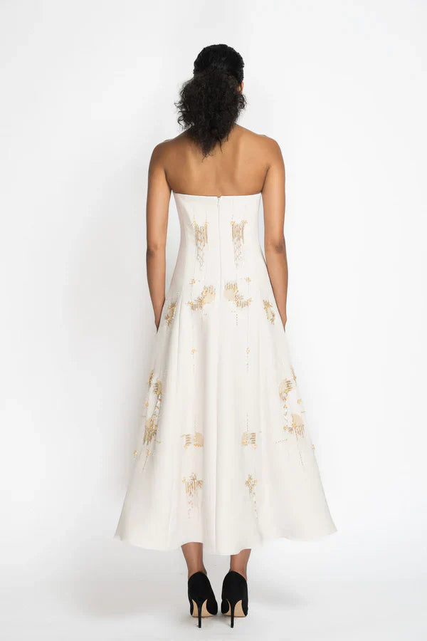 Stone Cady Strapless Cocktail Dress