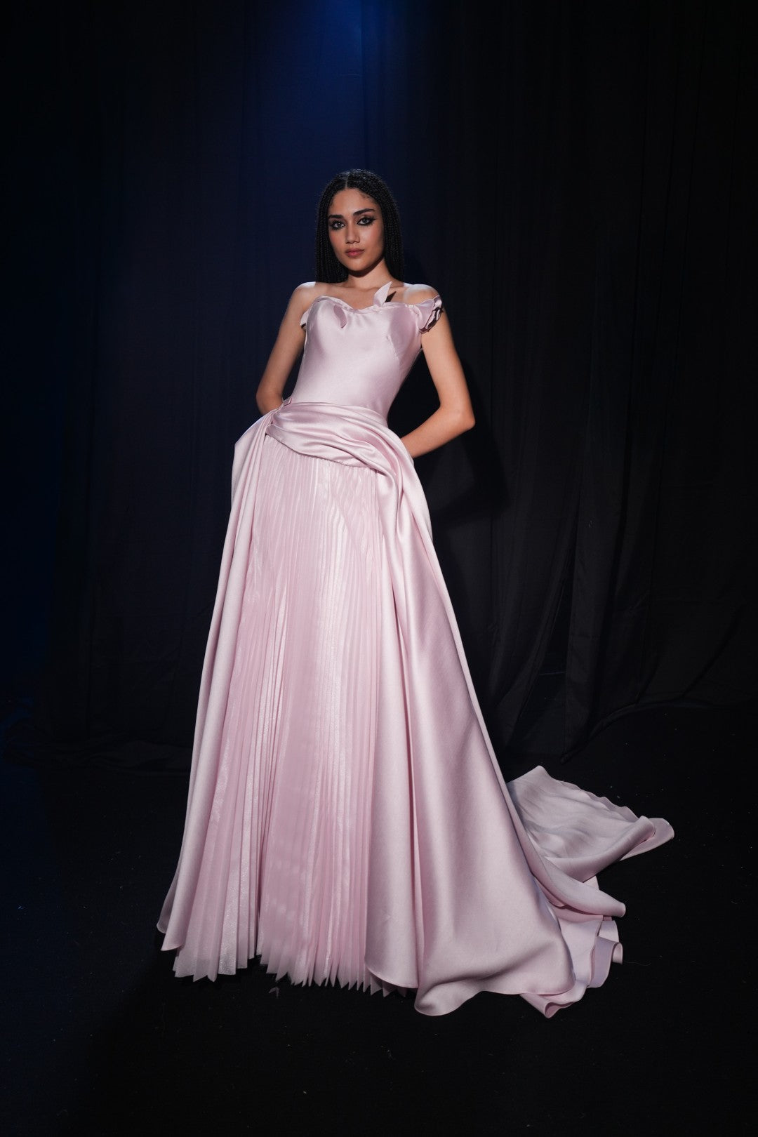 Strapless Sweeping Gown
