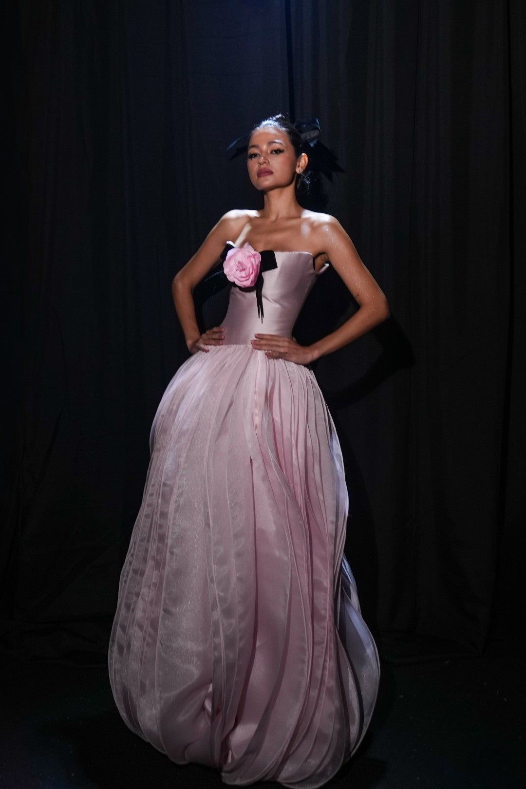 Strapless Evening Gown