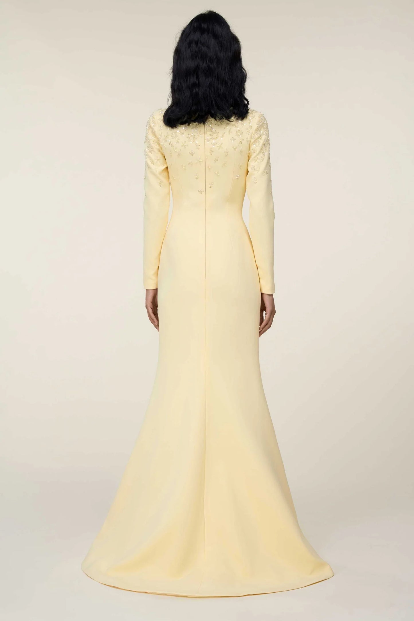 Long Sleeve Mermaid Gown