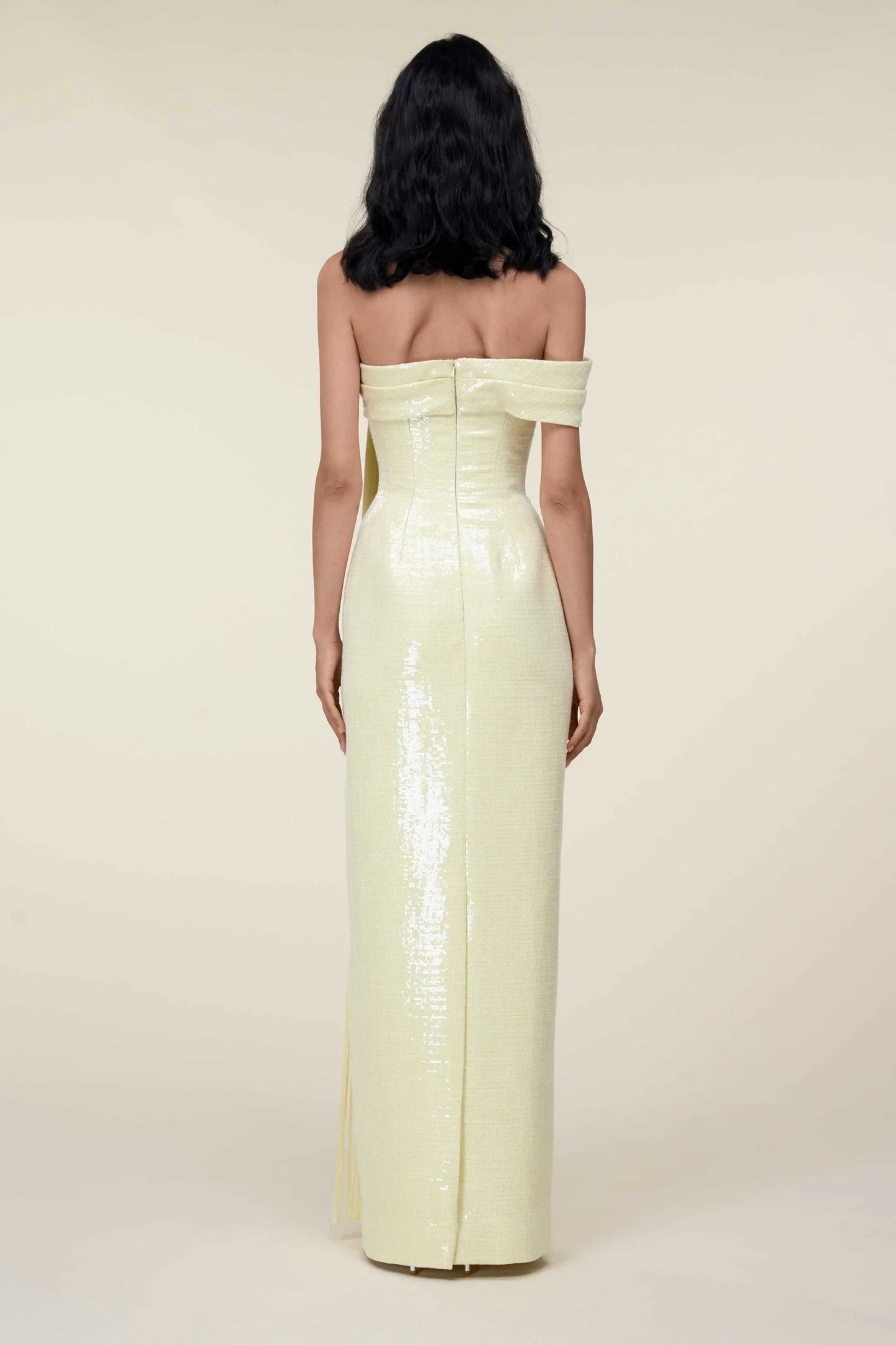 Strapless Sequin Dress
