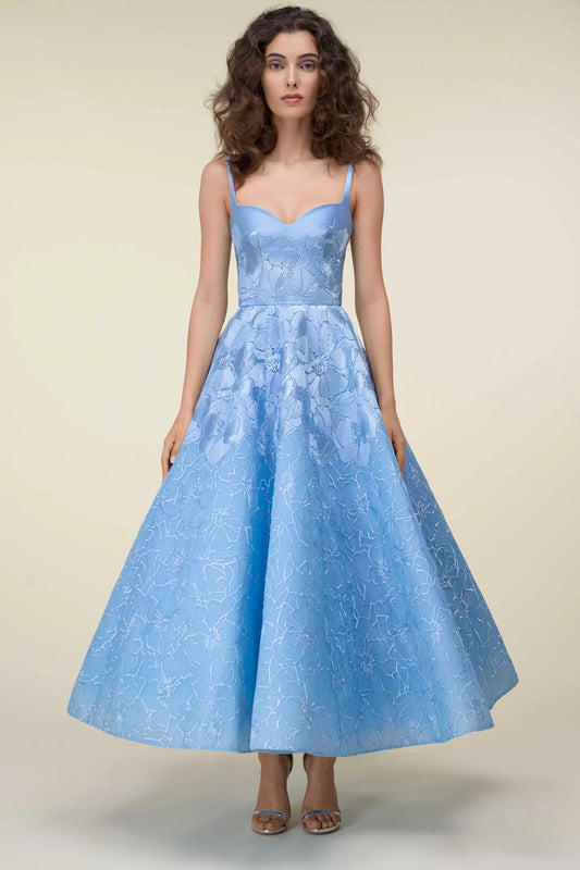 Sleeveless Tea-Length Dress
