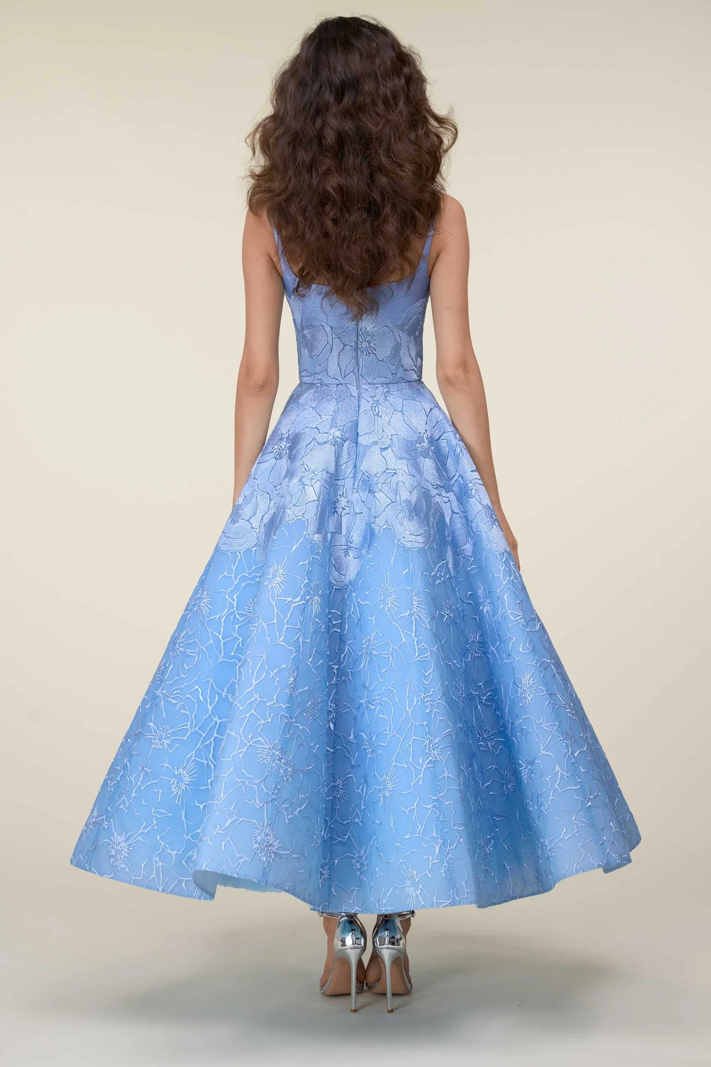 Sleeveless Tea-Length Dress