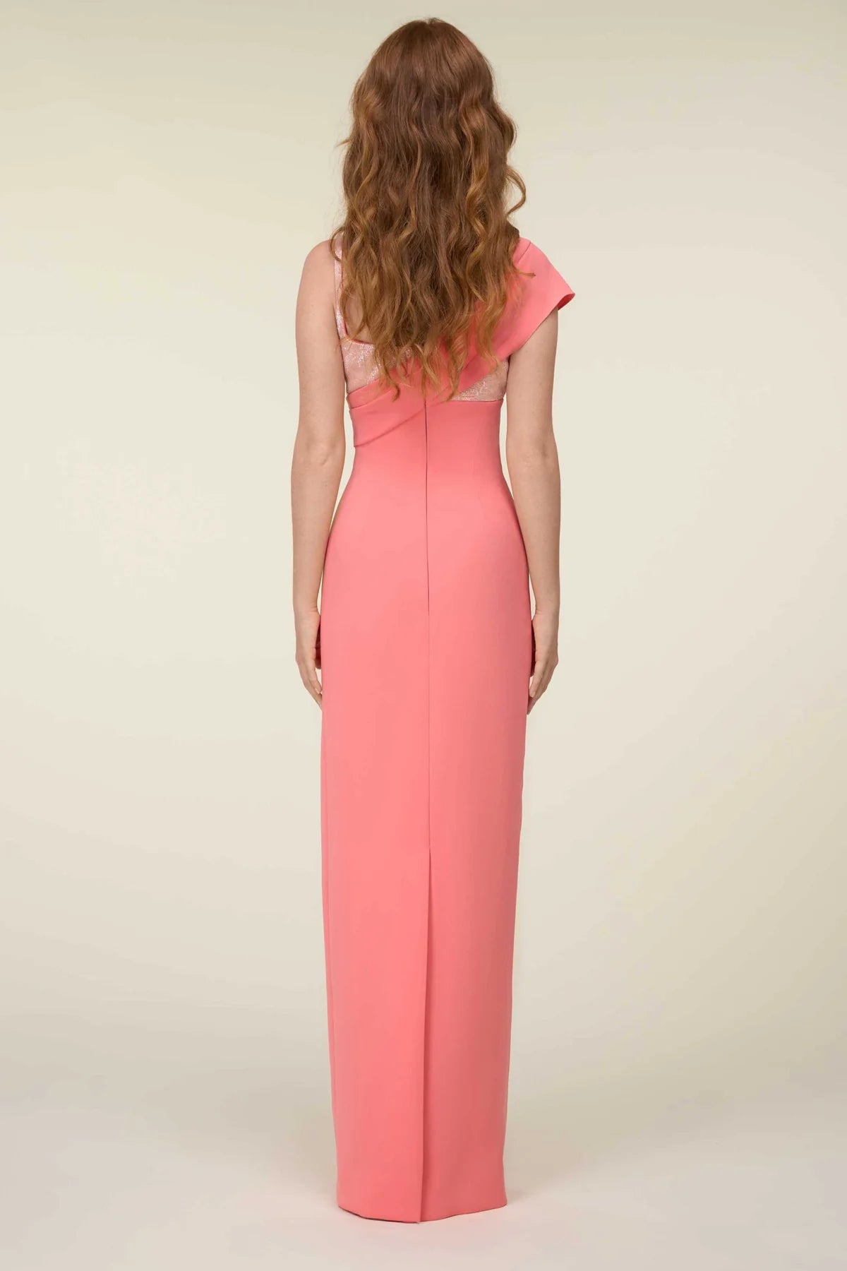 Draped Overlay Gown