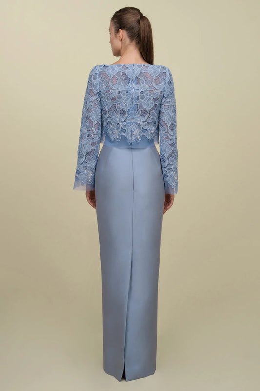 Lace Top & Mikado Skirt