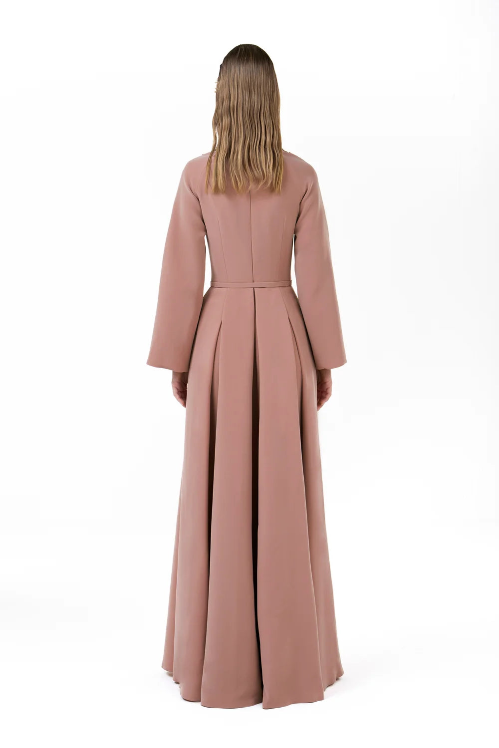 Long Bishop Sleeve Gown