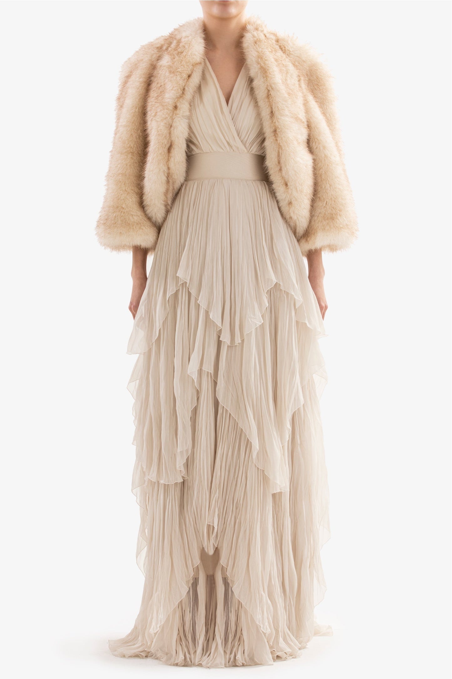 Muslin Gown with Jacket