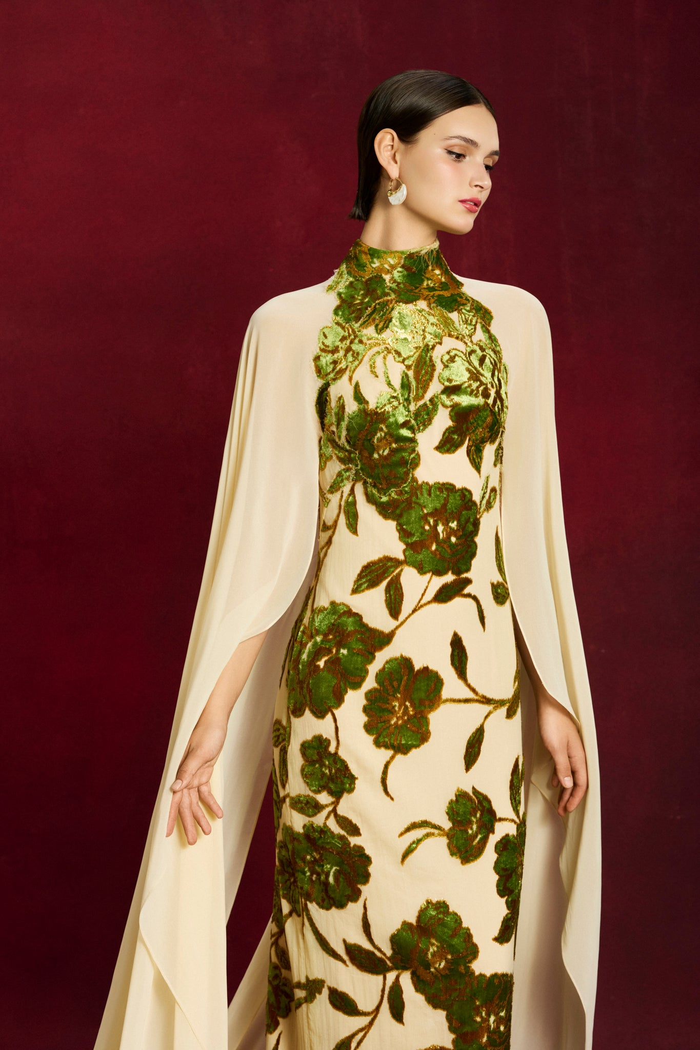 Velvet Flora Chiffon
