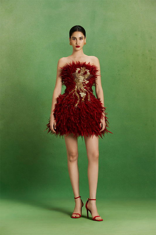 The Golden Phoenix Dress