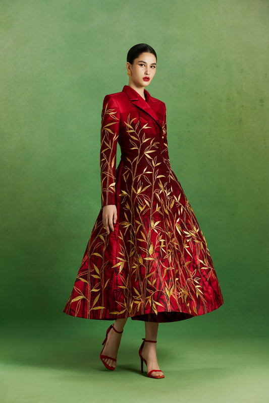 Bamboo Long Coat Dress