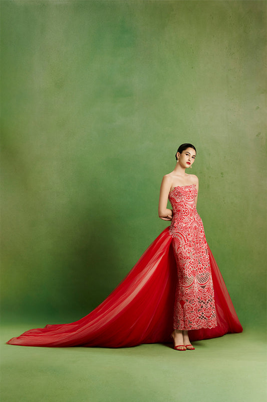 Imperial Peony Gown