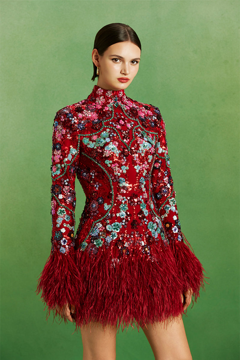 Ruby Blossom Dress