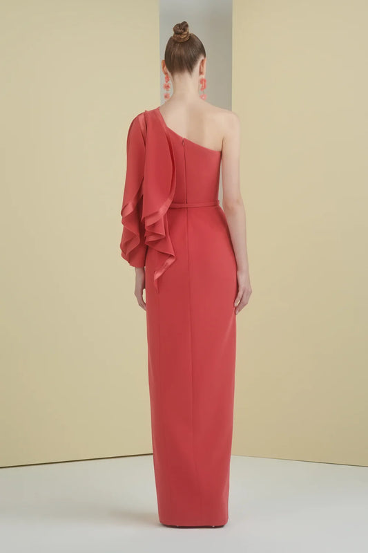 One-Shoulder Sleeve Dress