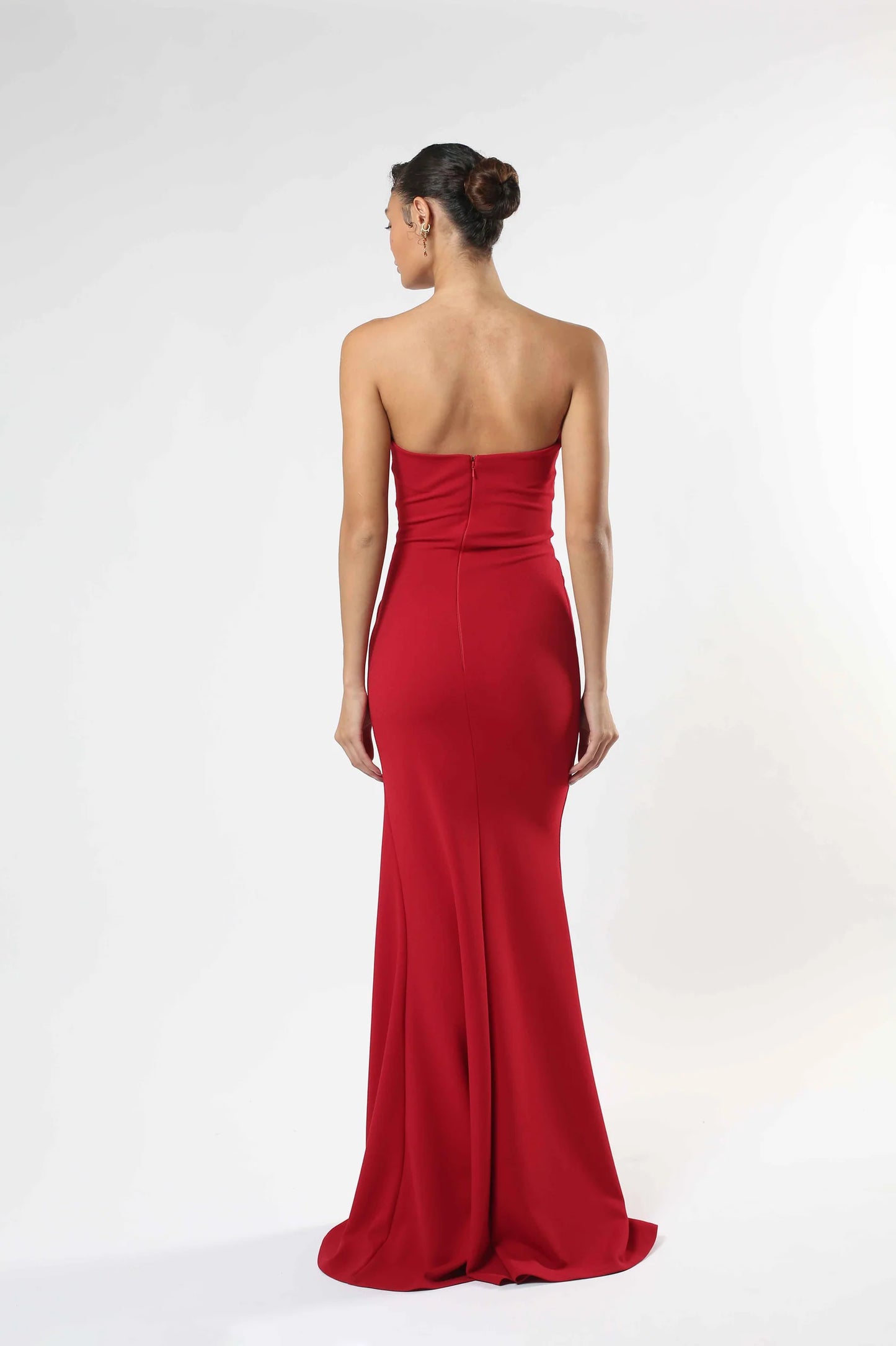 Strapless Scuba Gown