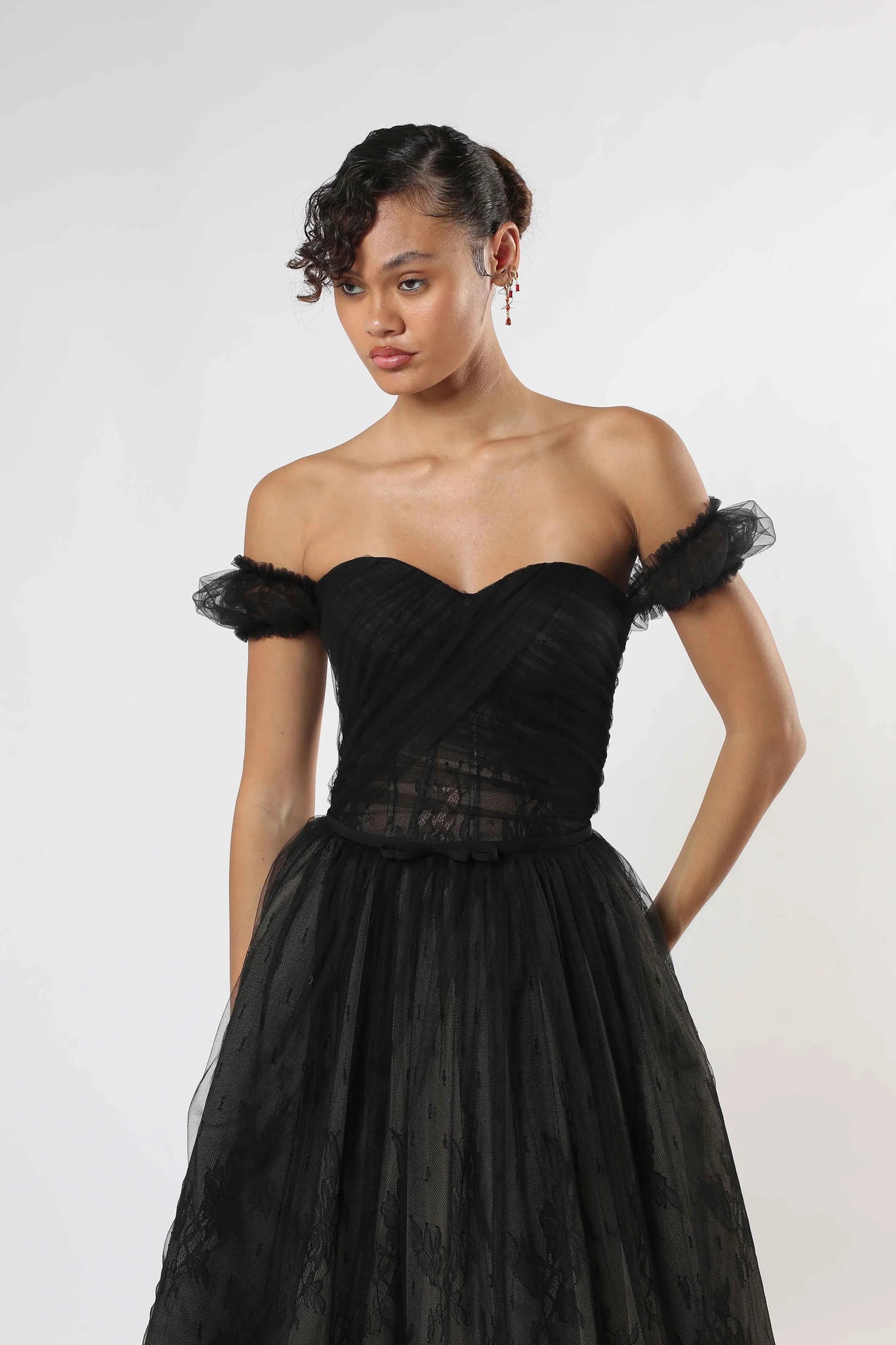 Tulle Midi Dress