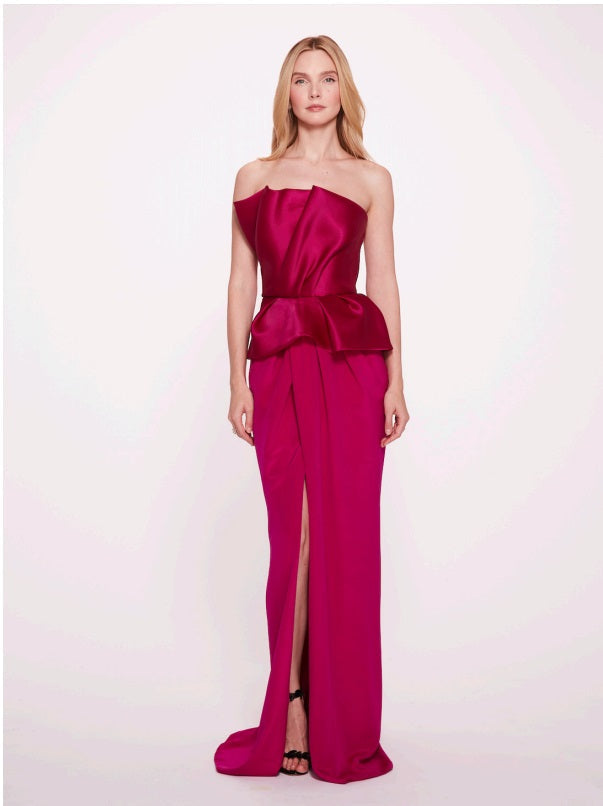 Sleeveless Strapless Gown