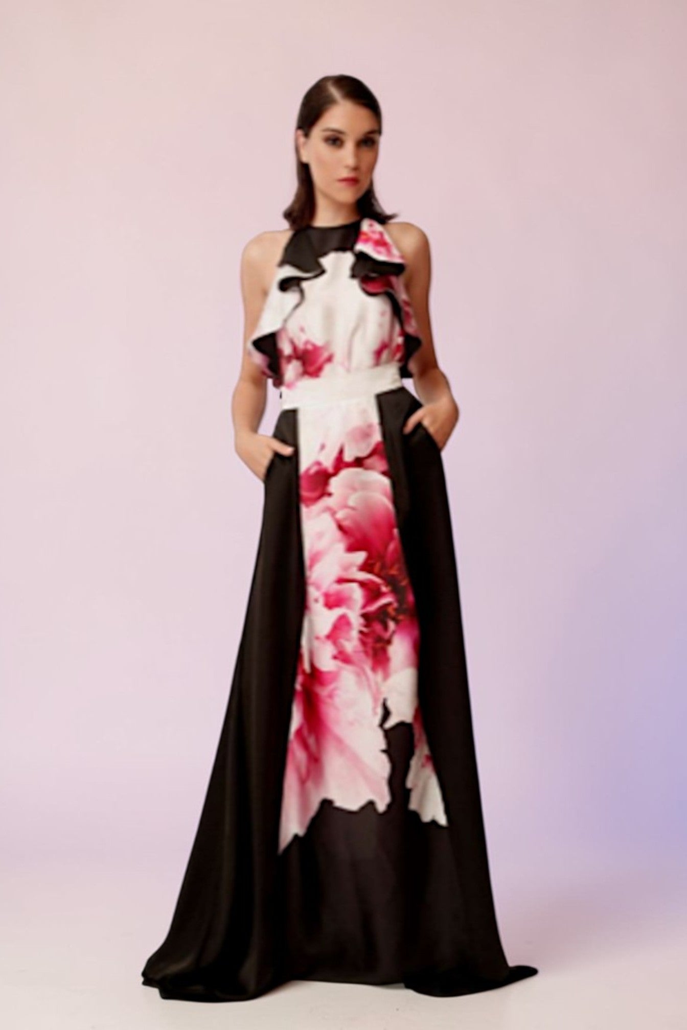 Floral Top & Long Skirt