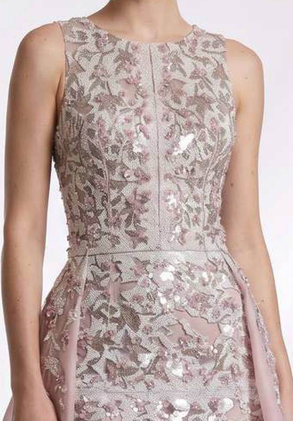 Floral Applique Gown