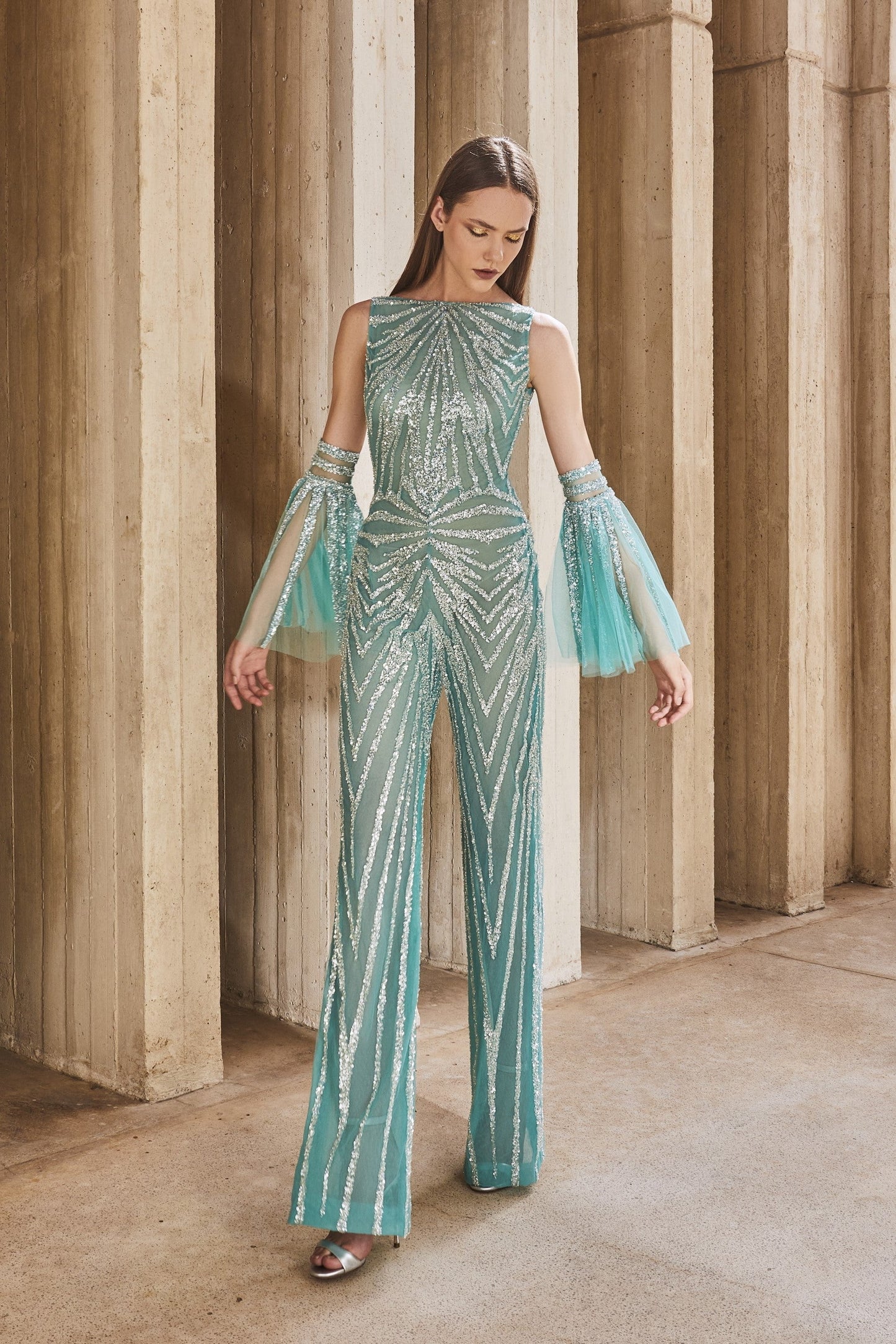 High Neck Jumpsuit