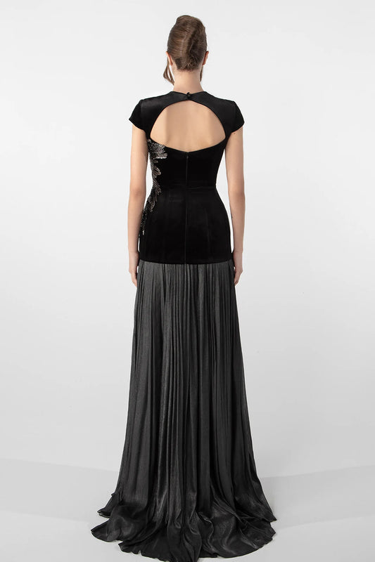 Vestido corsé de terciopelo