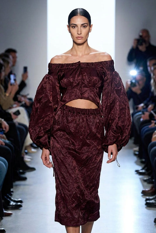 Off Shoulder Top and Skirt