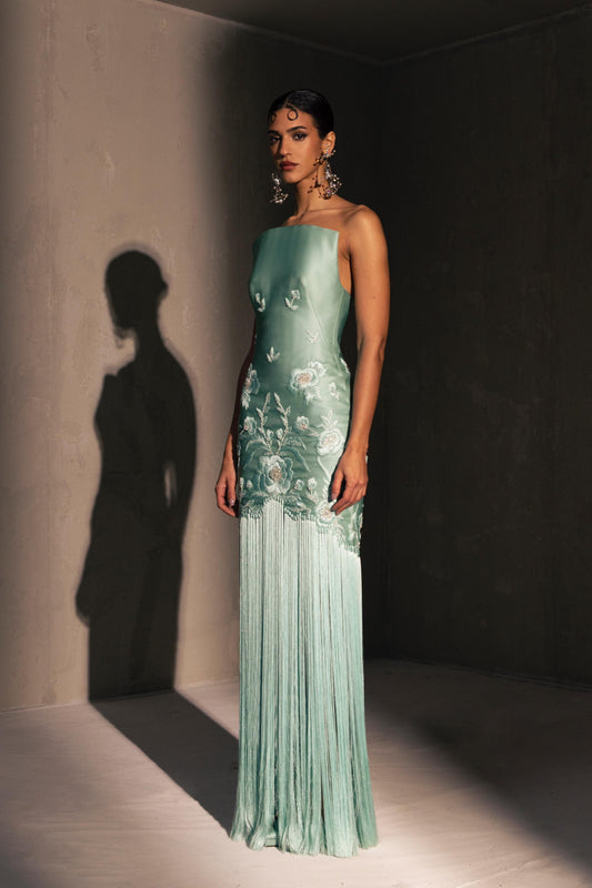 Silk Thread Charleston Gown