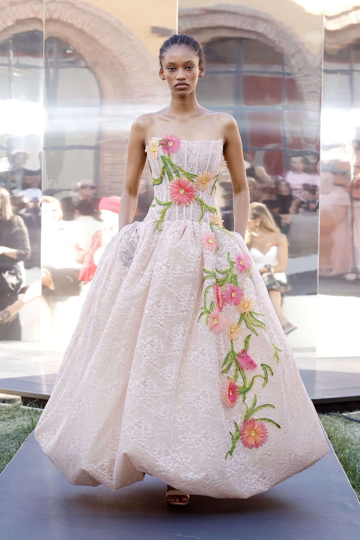 Daisy Appliqué Ball Gown