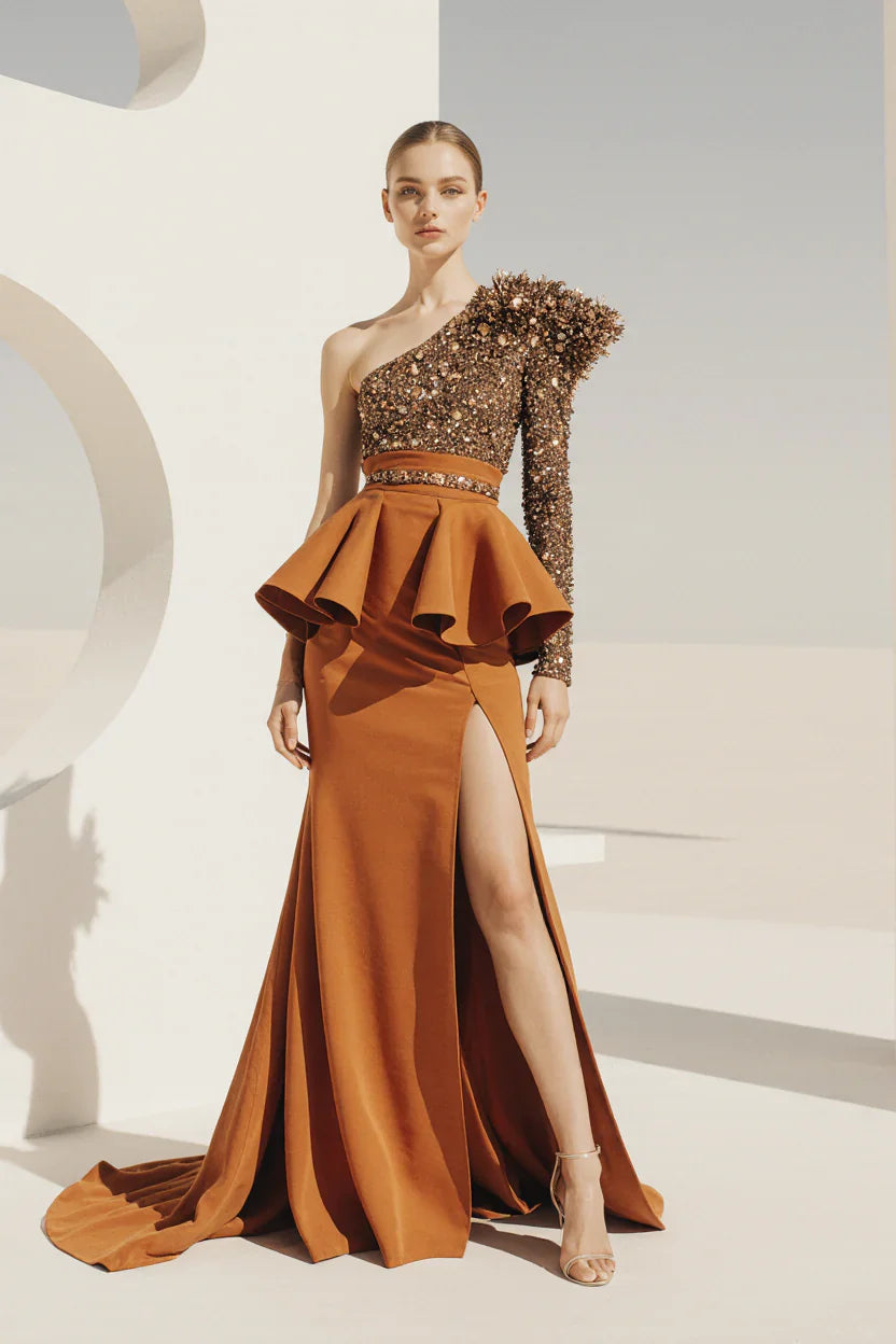Mirae High Low Gown