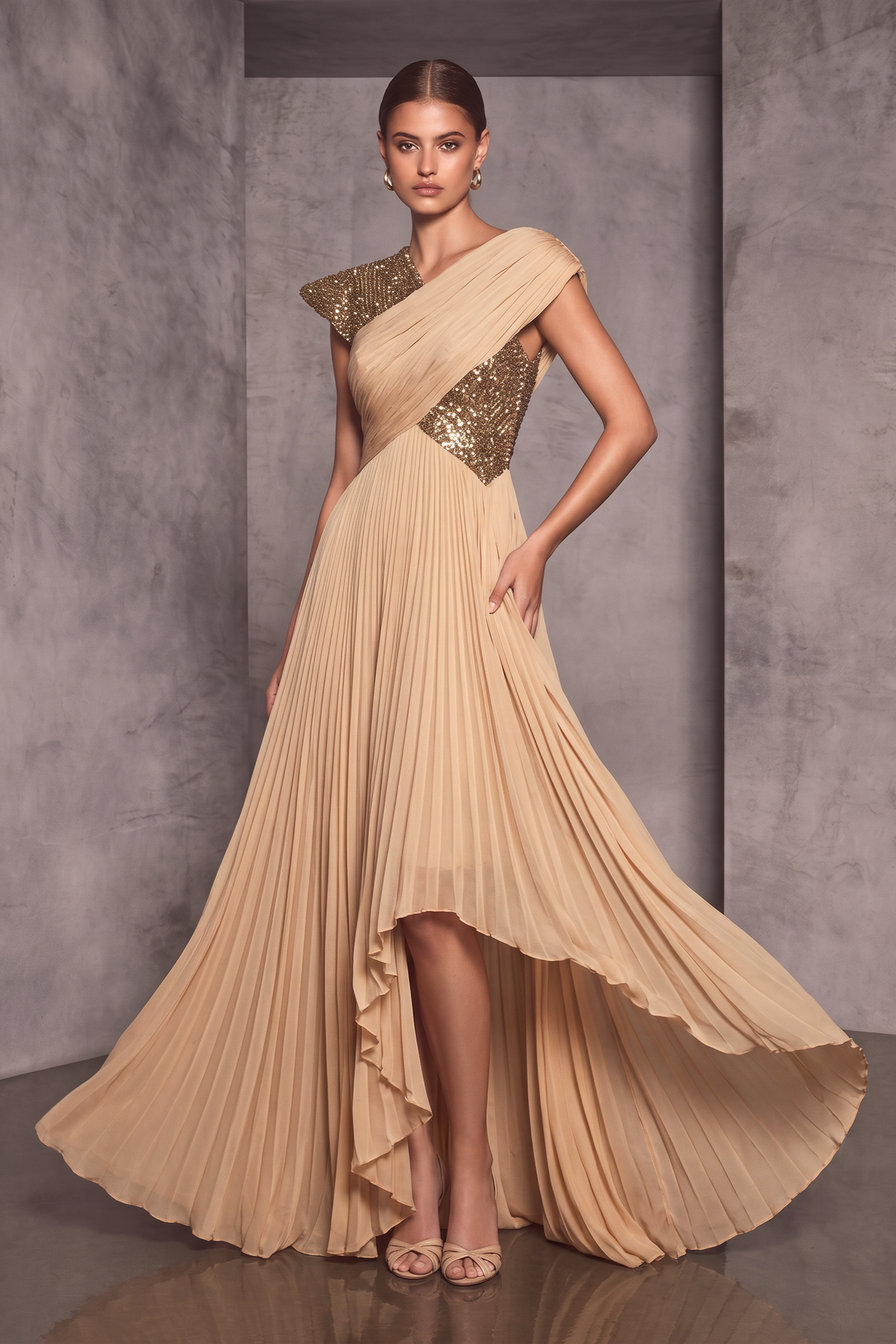 Merceria Criss Cross Gown