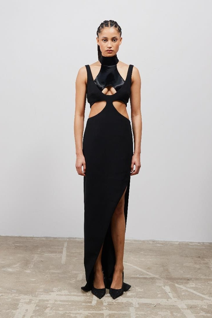 High Collar Gown